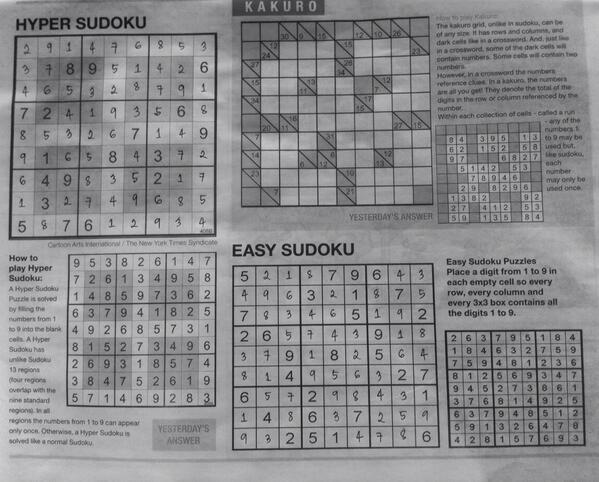 JuanCamaroSS's tweet image. Answering without erasures. Yes! Finally! hhHa. #Achievement #Nerd #LevelUnlocked #Sudoku #HyperSudoku #Newspaper