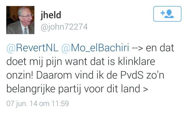 FeyeNody's tweet image. Van #Pvde naar #Pvdr als klap op de vuurpijl #Pvds.. Yep die hard @Mo_elBachiri supporter *proest*