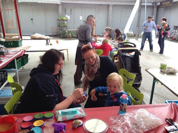 LSADBigWeekend's tweet photo. Art Mad - Face painting / Limerick Milk Market @Limerick2014 http://t.co/7zbNBjOuAV