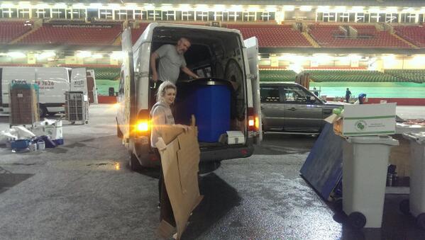heavybrew's tweet photo. Great weekend at the @WalesBeerFest ...tidy up time http://t.co/xEfCv3md0a