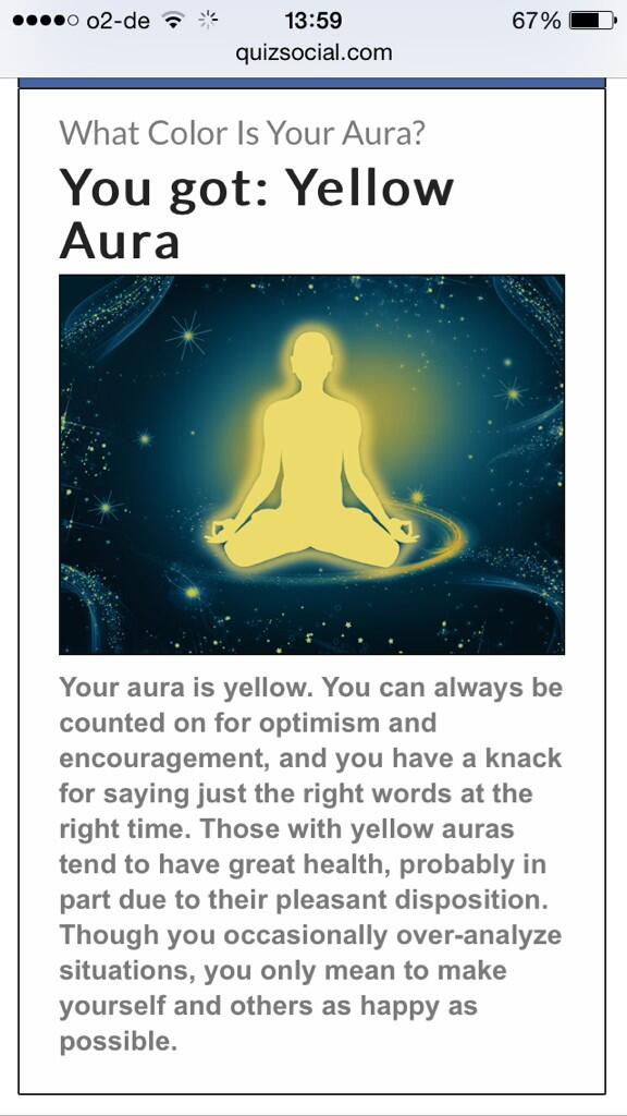 leyla_tweet's tweet photo. So true 😊💛 #aura #yellowAura http://t.co/GzYU85ttUQ