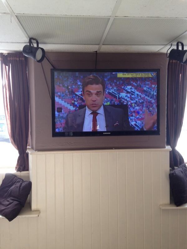 Soccer aid <a href="/VenueWells/">The Venue - Wells</a> #socceraid2014