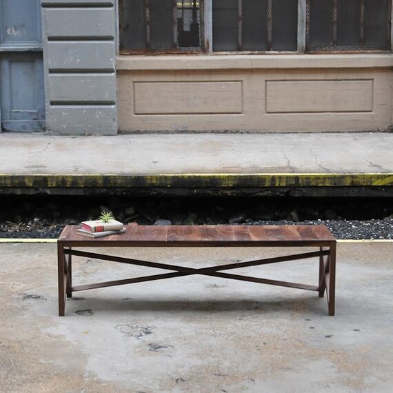Love what Mark Grattan's able to do with walnut. Just imagine having this bench in your home. makersalley.com/maker/mark-gra…