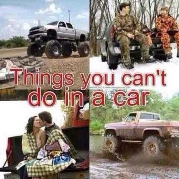 EarlDibblesJr's tweet photo. Trucks > cars. http://t.co/bprCjdYJS5