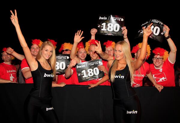 PhilTaylor's tweet photo. The #bwinSportsGirls are loving the atmosphere at the #bwinWCoD. Follow them for more action http://t.co/amAjna9QVS http://t.co/ZdIRqgB2Dc