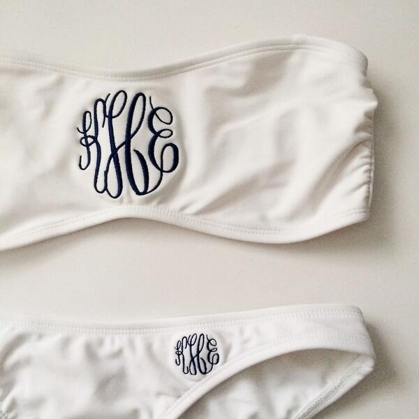 oliversoriginal's tweet image. Wear your adorable monogrammed swim suit to the pool or beach. Everyone will love it❤️