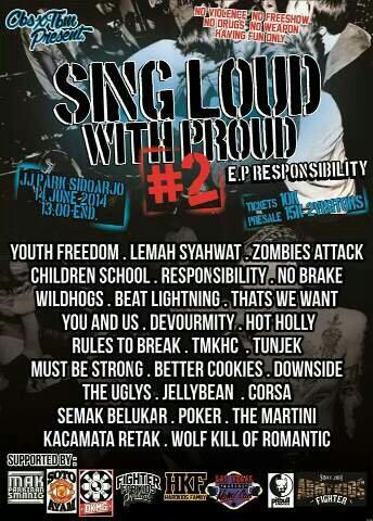 Datang dan ramaikan promo mini album kami (Sing Loud With Proud) 14 juni 2014 JJ Park Pagerwojo Sidoarjo