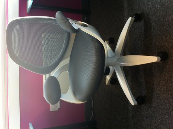 splitpixel's tweet image. We've waited 6 years for these but finally have fancy new office chairs - #sitinstyle