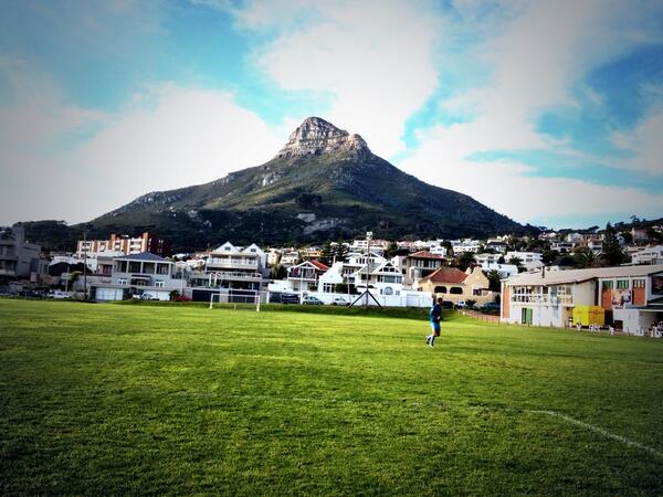 MrCPT's tweet photo. Don't think there is a much better place to play football... How were these views yesterday? @CampsBayFC #UpTheBay http://t.co/7Jgxbrr6YY