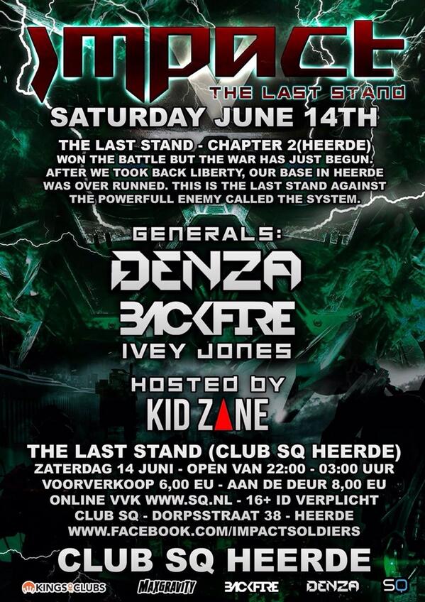 unitimpact's tweet image. Zaterdag 14 juni @SQheerde impact, zorg dat je erbij bent! We are the resistance... #hardcore #hardstyle #raw