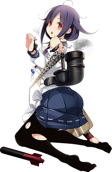 艦これ中破絵bot 潜水母艦 大鯨です 潜水艦隊旗艦機能と補給物資や水上偵察機を装備して 潜水艦作戦を支援します いざという時は空母に改装できる空母予備艦として設計されました 頑張ります T Co Mell2o01mx Twitter