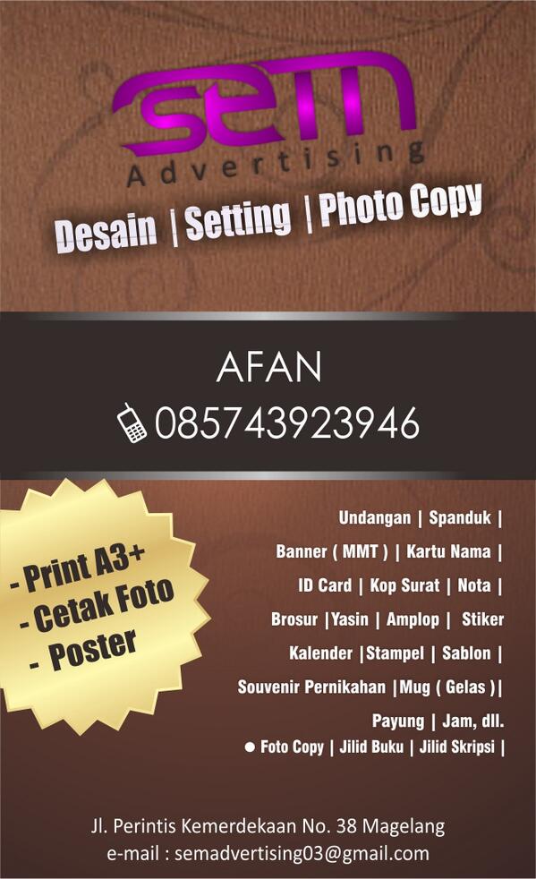 muhammad afan h (@semadv03) on Twitter photo 