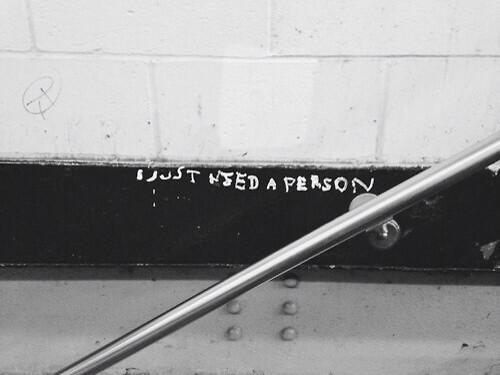 nevergiveup_x's tweet photo. Do u read it "used "or "need " a person. The first way you read it tells a bit about yourself http://t.co/9GdlUhU0LH
