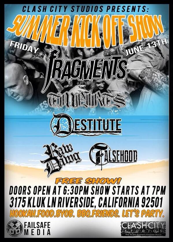 HEADLINER THIS FRIDAY IN RIVERSIDE! DONT MISS IT
