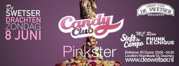 SwetserDrachten's tweet photo. Kom je vanavond naar de Swetser met Taxi Remko dan ontvang je een vrijkaartje voor Candy Club!!! #gratisentree http://t.co/madSlsoCbA
