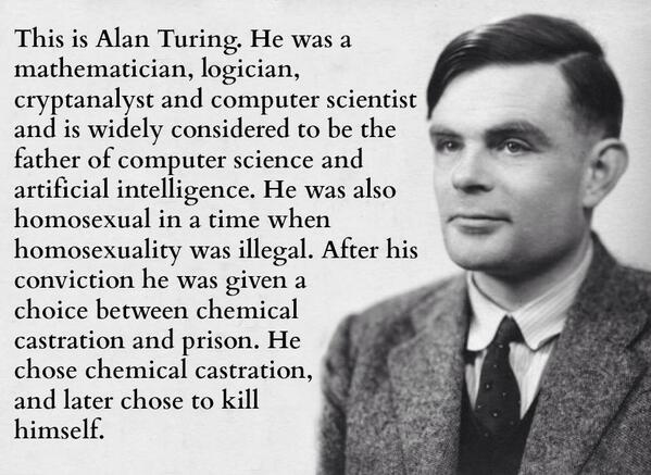 How did alan turing die and how old was he Alan Turing And The Fear Of Difference New Mexico Mercury