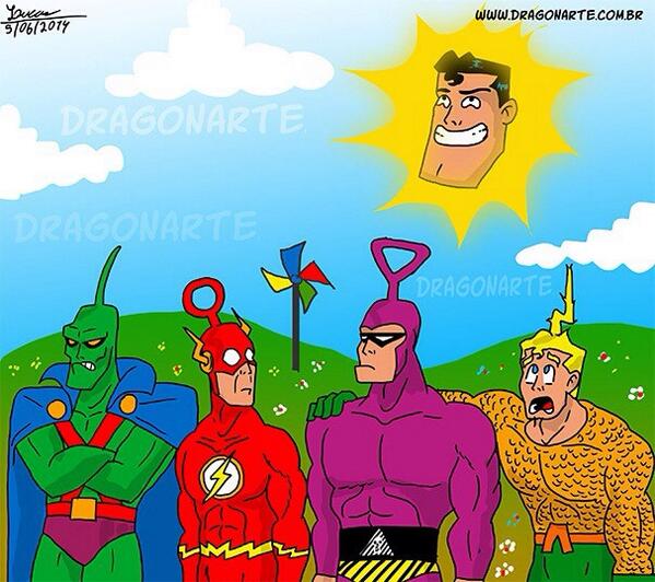SuperHumor_'s tweet image. If teletubbies superhero style