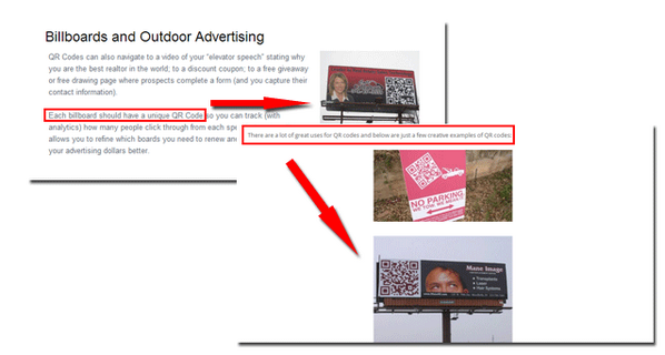 ContentAuthrity's tweet photo. Bad Spots for QR Codes  http://t.co/jcfUyRNbFH  http://t.co/GfUO2ndIaY
