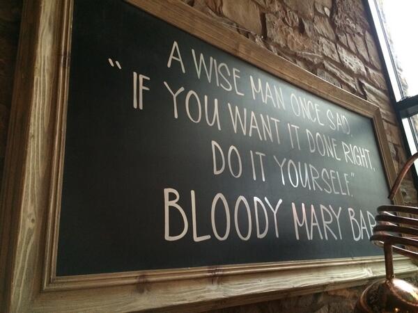 IHeartMeetings's tweet photo. Love PJ brunch at @SecondHomeDen! #dyi #BloodyMary #quotes http://t.co/tdNiaeTh8C