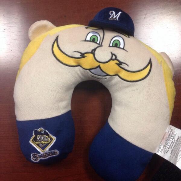 Retweet for a chance to win a <a href="/Bernie_Brewer/">Bernie Brewer</a> neck pillow AND help win $ for RBI! #Whiff