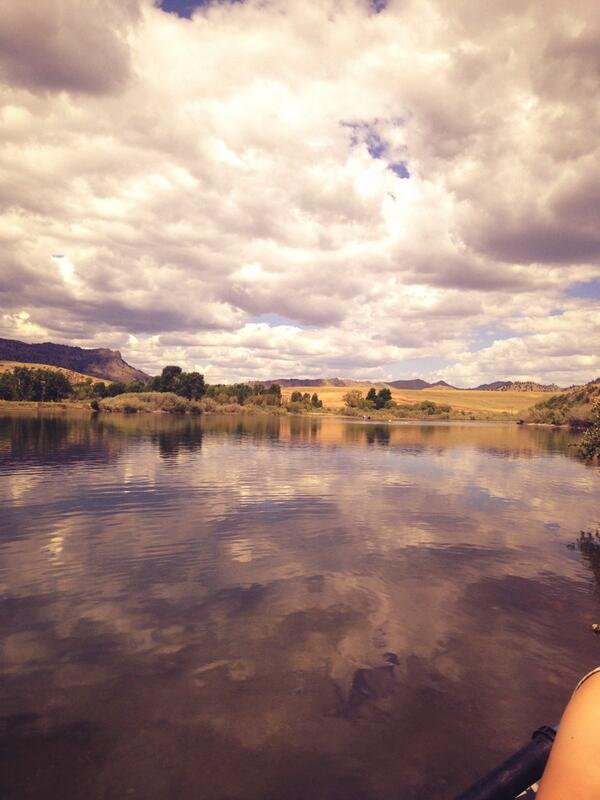 ChaceBell's tweet photo. Much needed afternoon on the water. @repyourwater #missouririver http://t.co/r8ukQyVQaM