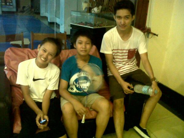 cabusao_steven's tweet photo. Done playing BADMINTON guyths.. http://t.co/UtqFBdlsoP