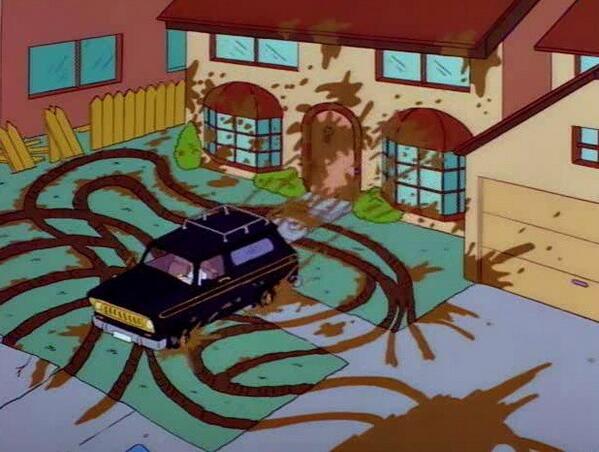 Simpsons Quotes On Twitter President Bush Is Driving On Our Lawn He Must Be Lost Http T Co Xs59eugqds