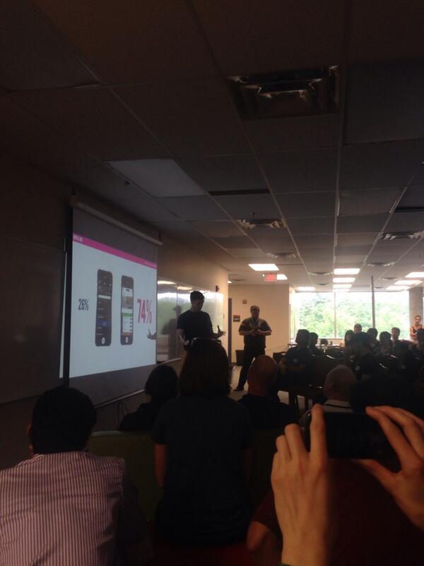 getmyjam's tweet photo. Mike is amazing at our pitch! #swo5 http://t.co/a1JHk577tM