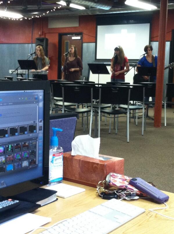 anthonyburchett's tweet photo. The ladies are gonna rock the house for epic worship tonight! http://t.co/8jUOt6gBPI