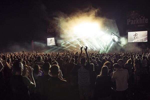 Parklifefest's tweet photo. Foals closing our Sunday Main Stage with an epic live set!

@foals / #parklife2014 / http://t.co/Xxpz5yN7US
