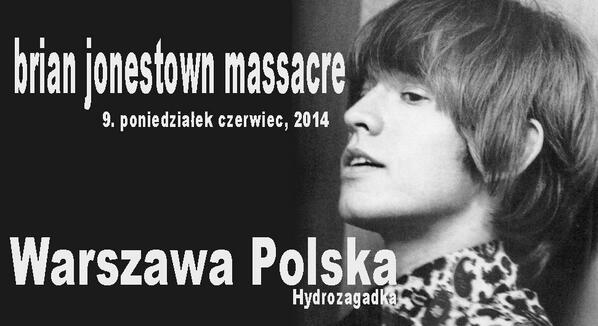brian jonestown massacre - Monday June 9th / Warsaw,Poland (our first time) <a href="/hydrozagadka/">Klub Hydrozagadka</a> - with <a href="/LesBigByrd/">Les Big Byrd</a> #Muzyka