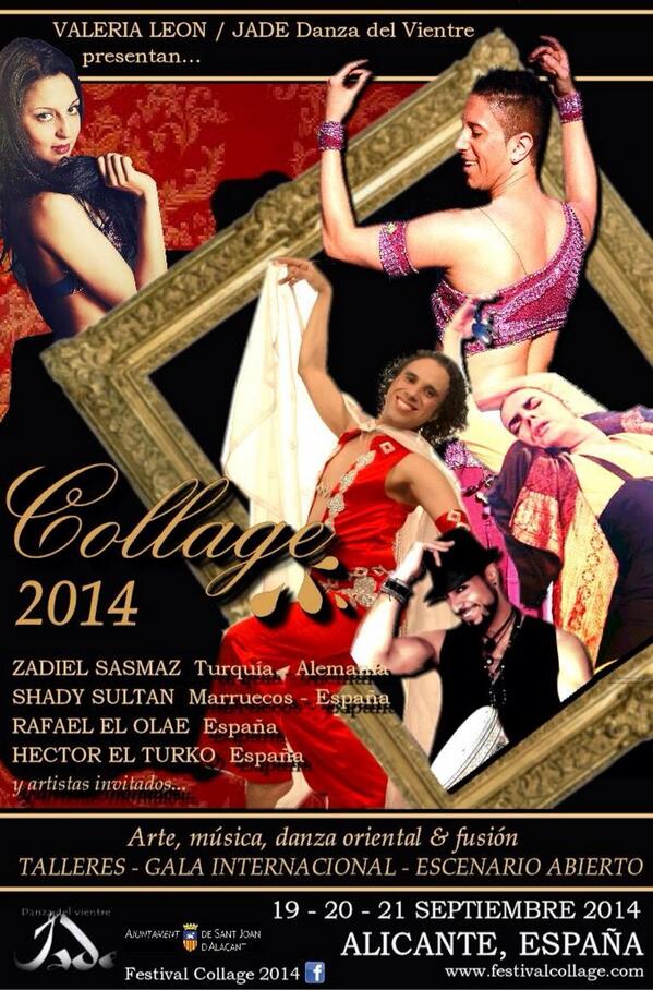 FestivalCollage's tweet photo. Cartelazo de Collage 2014!!! 19-20-21 de septiembre en Alicante!!! @RafaeljimenezOL @BellydanceJade http://t.co/GEadXsohnI