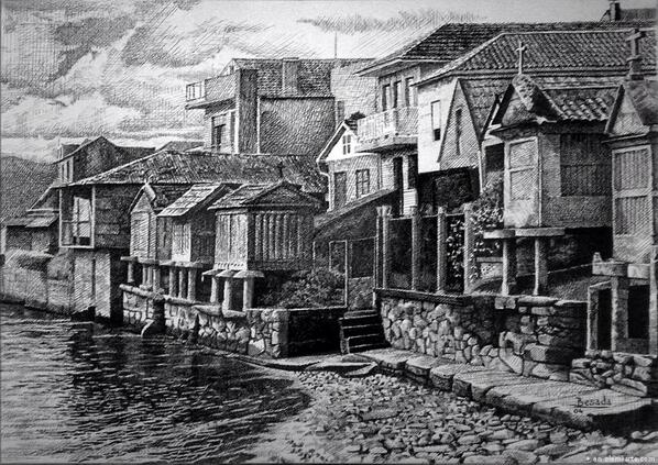 #Combarro: Grabado/Foto antigua. Por desgracia, la realidad es distinta <a href="/Combarro/">Poio</a> <a href="/pontevedra24h/">Pontevedra 24h</a> <a href="/turismogalicia1/">TurismoGalicia1</a>