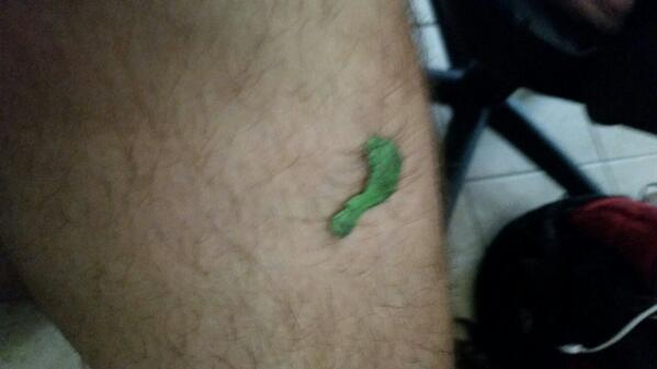 Whoever's gum this was is going to die #FML