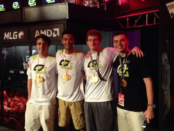 CODLeague's tweet image. Congratulations to the first ever @XGames gold medalists, @OpTicGaming! #GreenWall