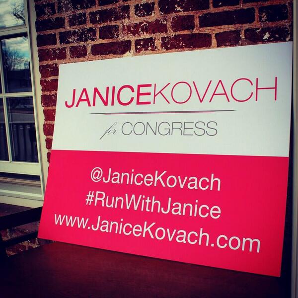 janicekovach's tweet photo. #RunWithJanice and contribute to the future of this district! http://t.co/p8YdxuPi9U