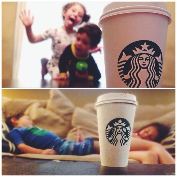 tonofAsh's tweet photo. @starbucks needs to use this for an ad, am I right?! http://t.co/RKkpbnTOP0