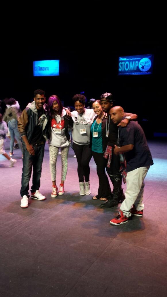 The judges of @StompTO 2014! An awesome day full of incredible#talent! #PROUD of all the competitors!