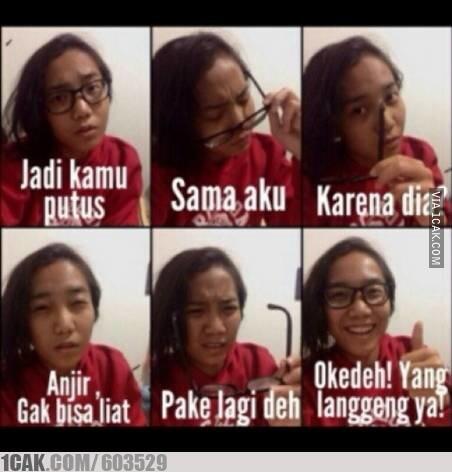 BacootDoang's tweet photo. Jadi kamu putus sama aku !! Wkwk http://t.co/7t9hFnSob9