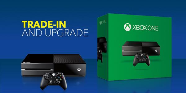 BestBuy_Deals's tweet photo. Upgrade to #XboxOne. Get min $150 toward an Xbox One when you #TradeIn select gaming consoles http://t.co/loazLXG0Op http://t.co/f3H335BRqV