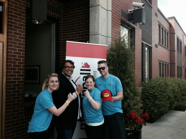 Yesterday we were honored that <a href="/nenshi/">Naheed Nenshi</a> came to #mosyyc and took the pledge to end the R word! Will you? #nogoodway