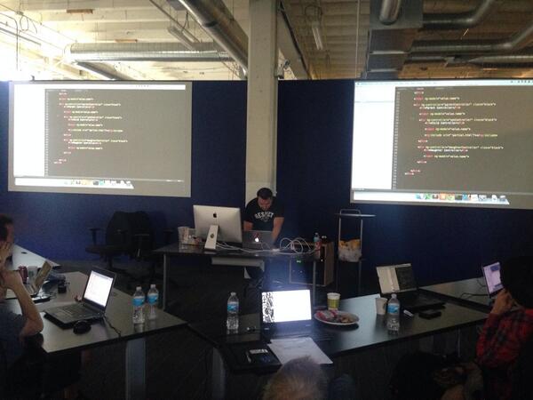 3binary's tweet image. @3binary: Our very own @johnnycon the intricacies of scope during the day 2 of our @angularjs workshop
