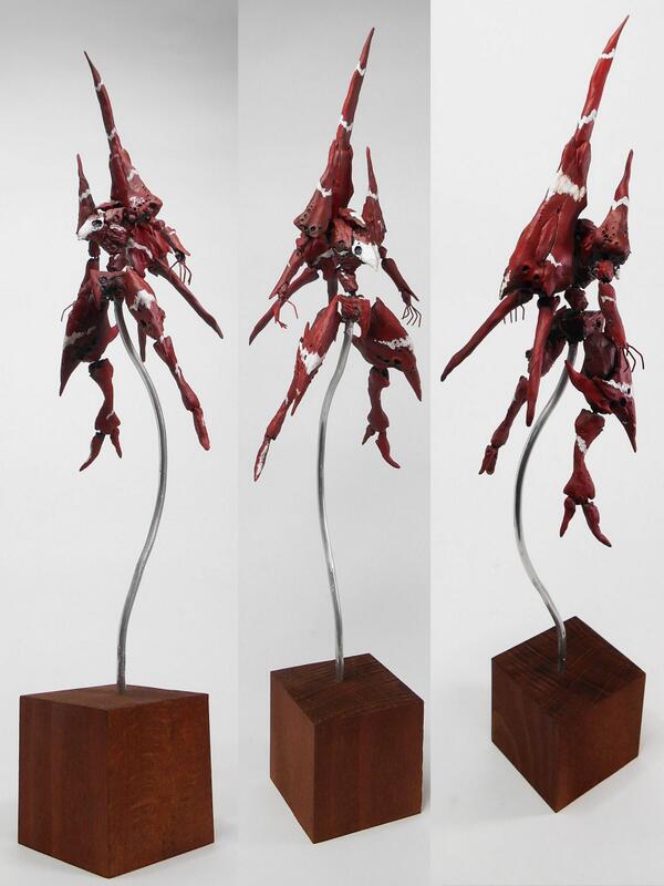 توییتر 大山竜 در توییتر シドニアの騎士 紅天蛾のベースはこんな感じです リツイートが地味に多くてビックリ Http T Co 8scuniur8r