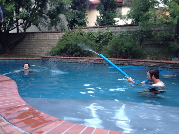 c2camera's tweet photo. Our director got sniped by @beckervisuals at the wrap pool party #vegetables http://t.co/jAieMLW9cR