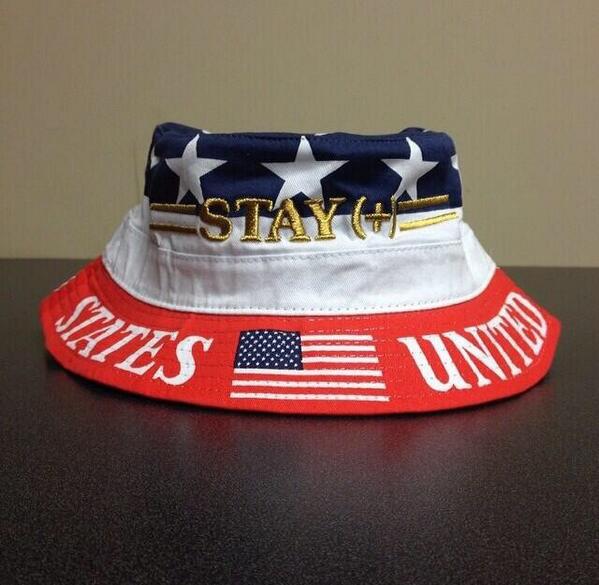 StayPositiveInc's tweet photo. We just dropped our USA bucket at midnight !! Be sure to get yours ASAP !! http://t.co/321YADklnM