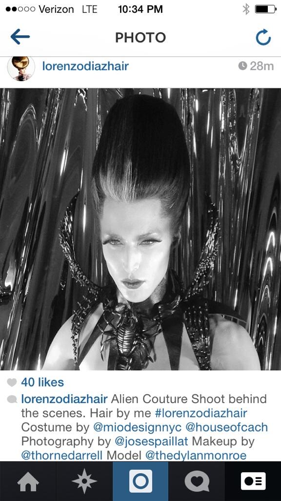 houseofcach's tweet image. @TheRealDaphne check out some of our behind the scenes work from today! Follow #projectbug