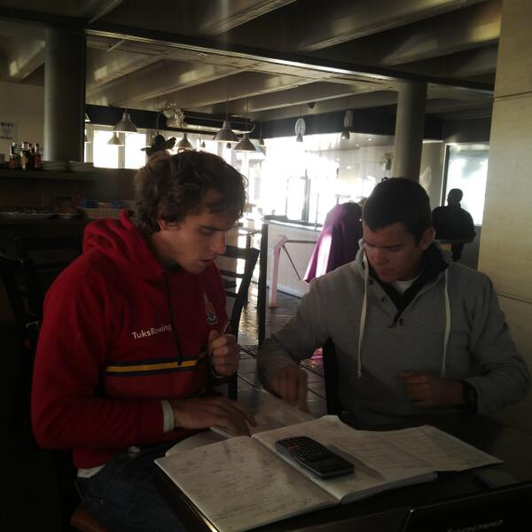 <a href="/Brittain_L/">Lawrence Brittain</a> trying his hardest to NOT be on the start line for <a href="/TuksRowing/">TuksRowing</a> at 2017 Boat Race! So short sighted!