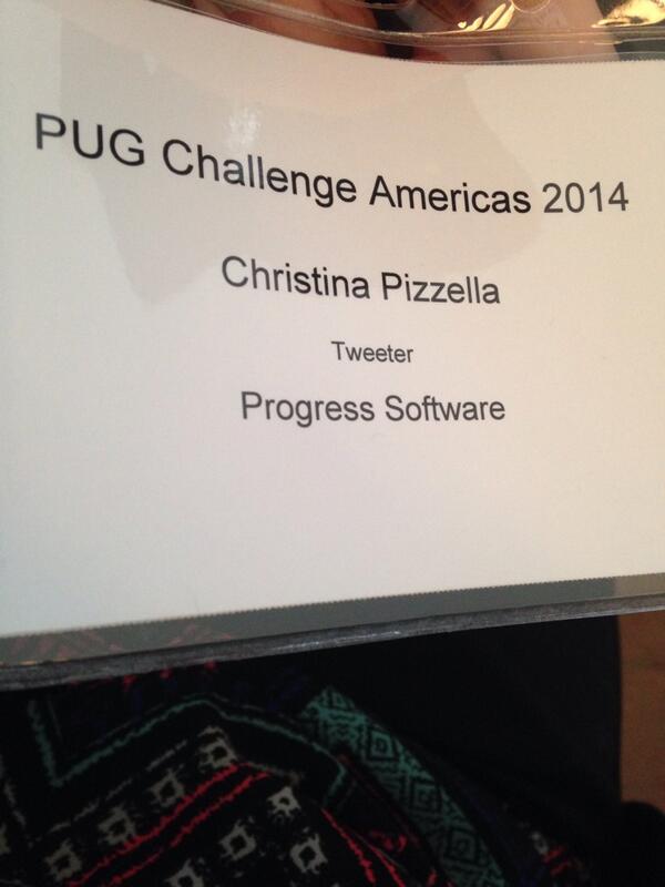cpizzella's tweet image. Seriously getting a kick out of my #PRGSPUG Challenge Americas badge!