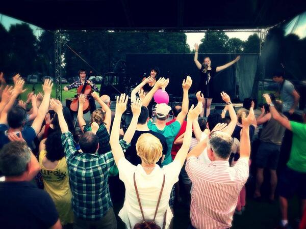 Gisteren was het te gek bij <a href="/KunstVolkspark/">KunstinhetVolkspark</a>