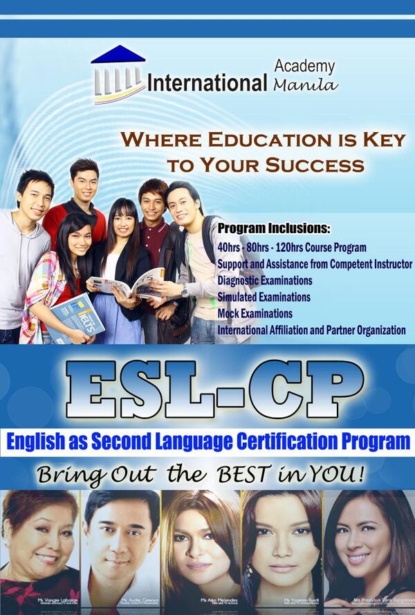 IAcademyManila's tweet image. Learn more on the our Universal Language  more #English IA Manila #EnglishasSecondLanguage #ESL   
 
Tel.# 4134595